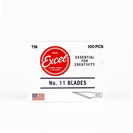 EXCEL BLADES #11 Double Honed Replacement Blade - 100 pcs Boxed, 5 pack 22511